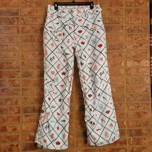 686 Mannual | bird print Snowboard Pants size small